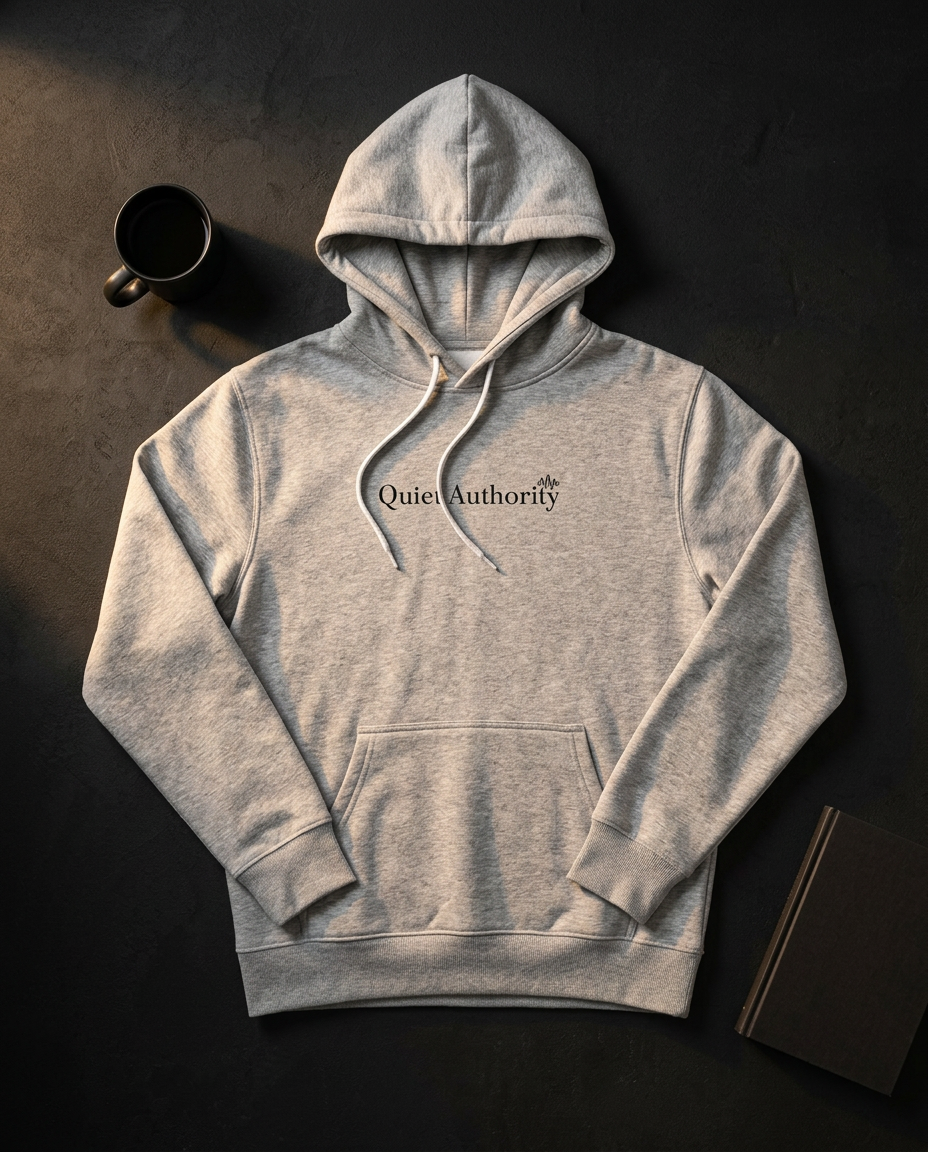 Quiet Authority Signature Pullover Hoodie