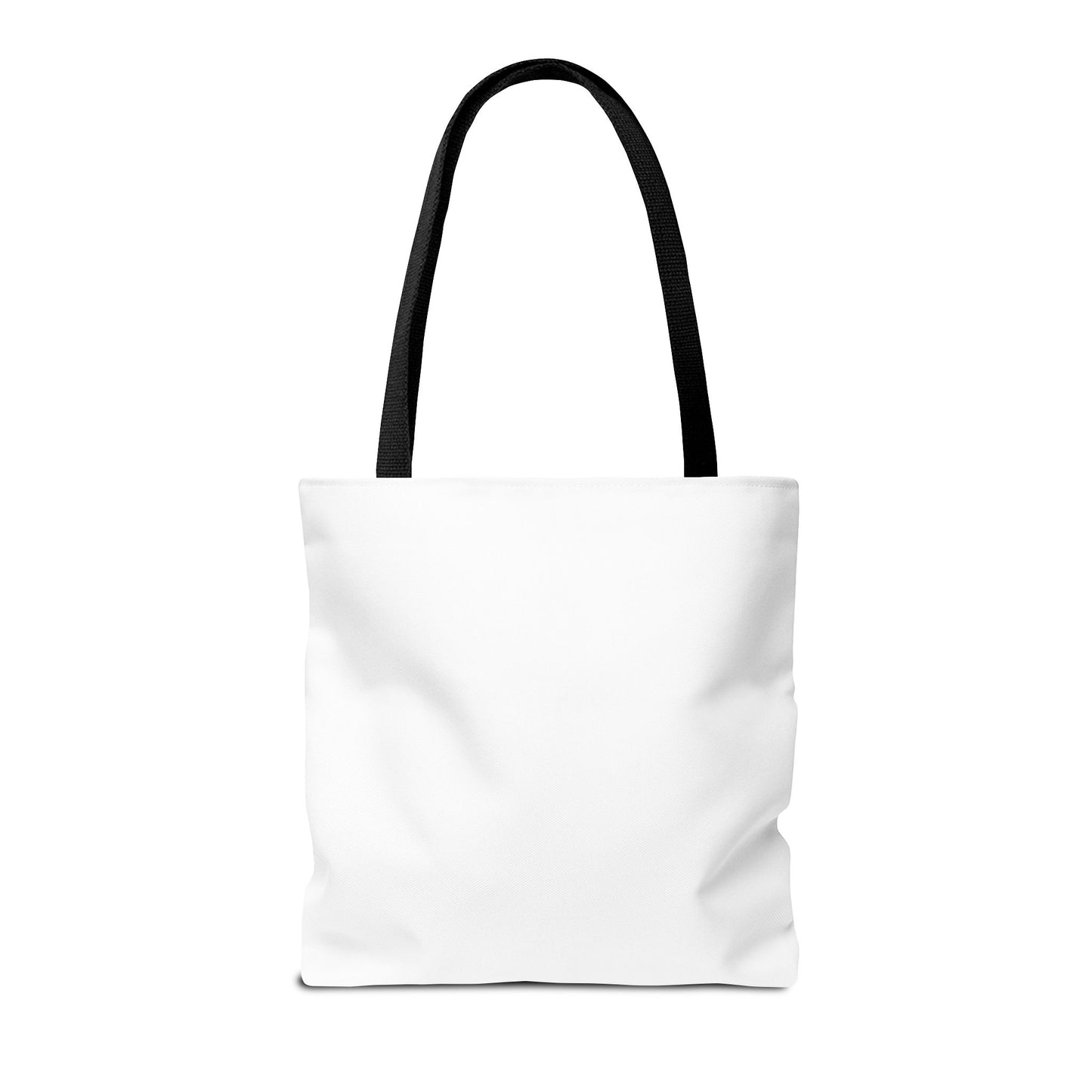 Move In Silence Tote Bag — Minimalist Black Logo Everyday Shopper