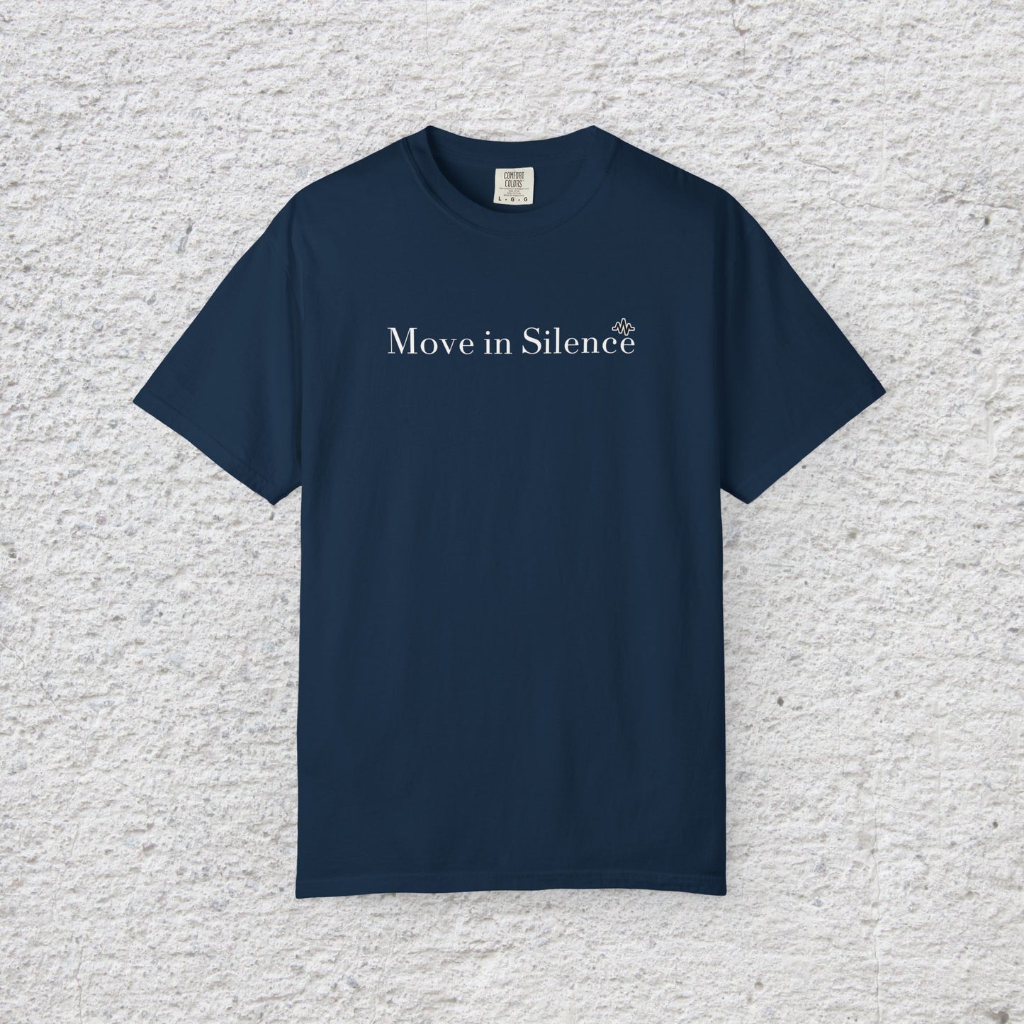 Move in Silence T-Shirt – Minimalist Motivational Graphic Tee