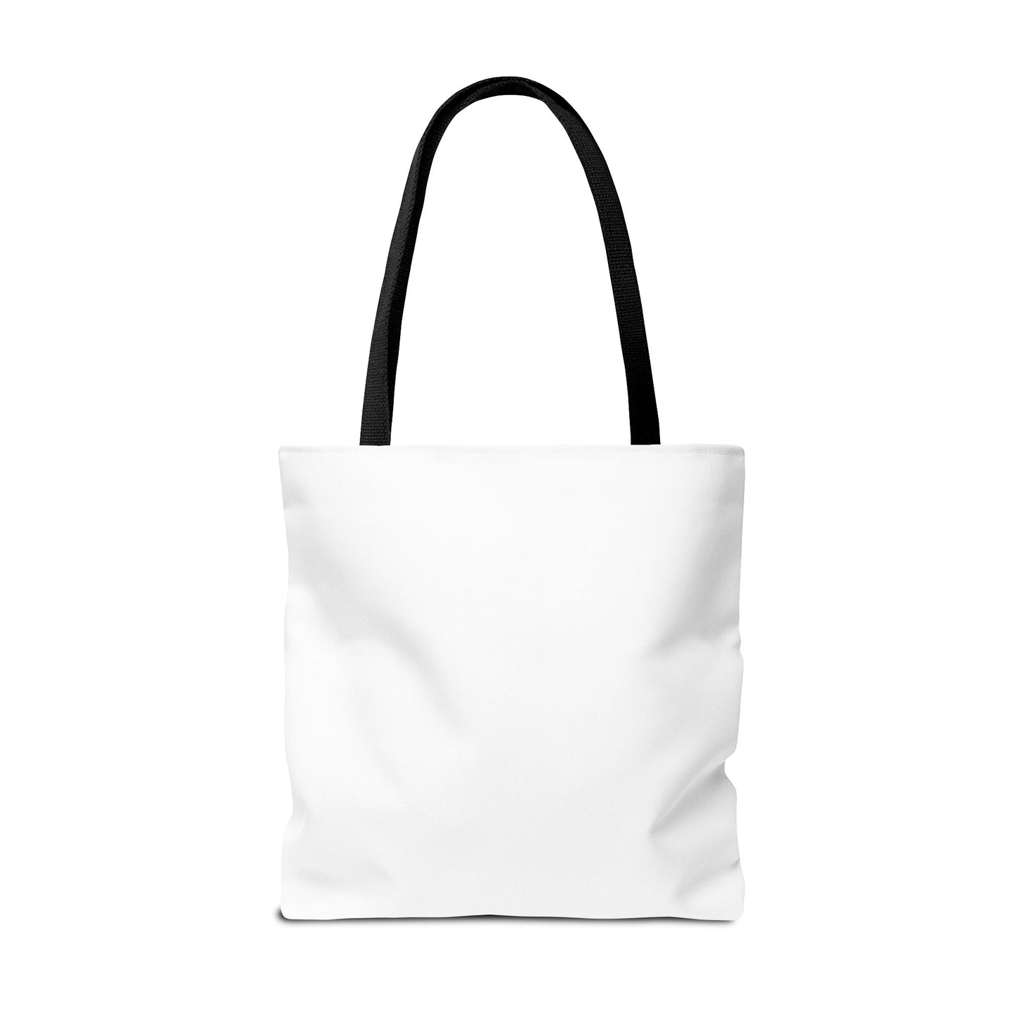 Move In Silence Tote Bag — Minimalist Black Logo Everyday Shopper