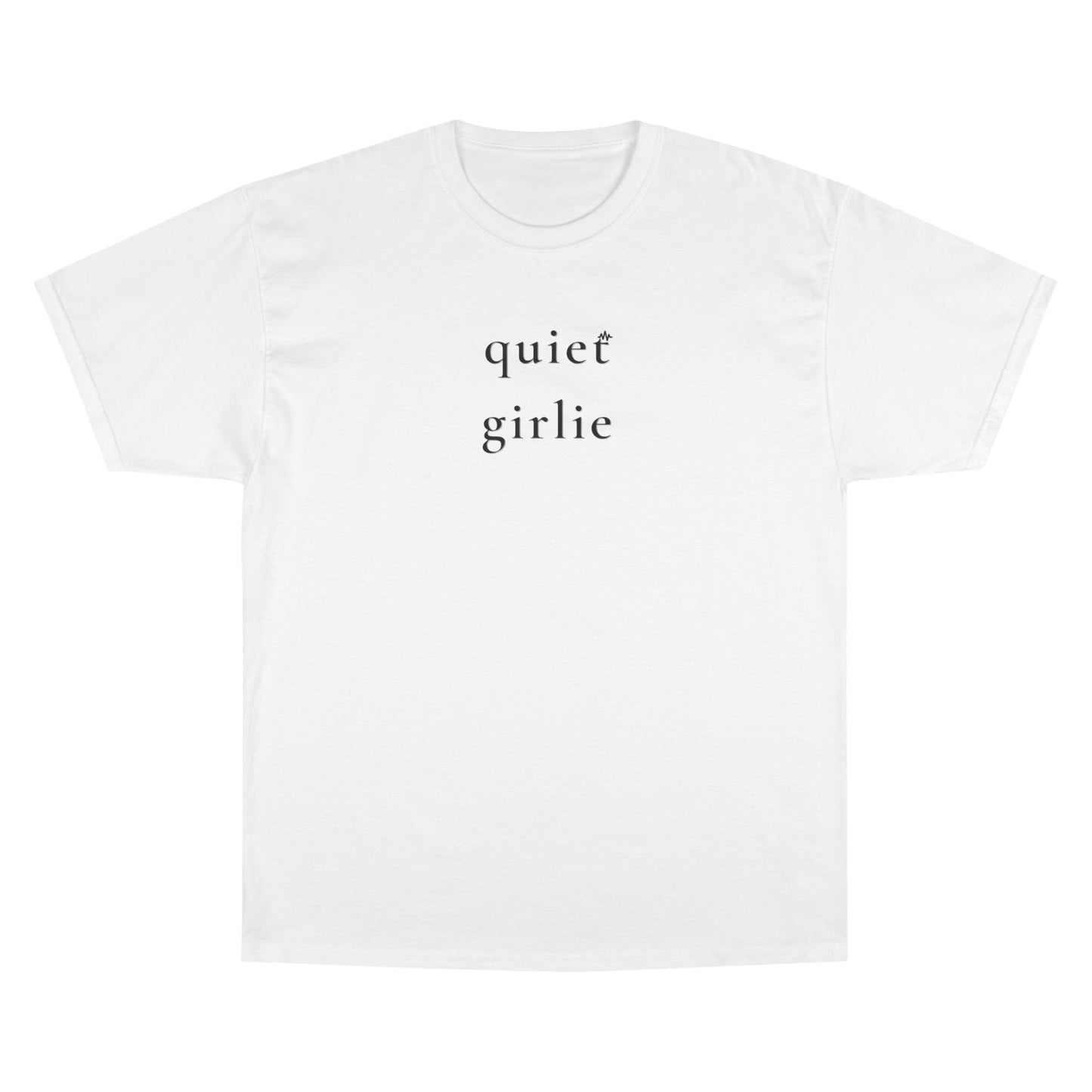 Quiet Girlie  — Minimalist Feminine Graphic Tee