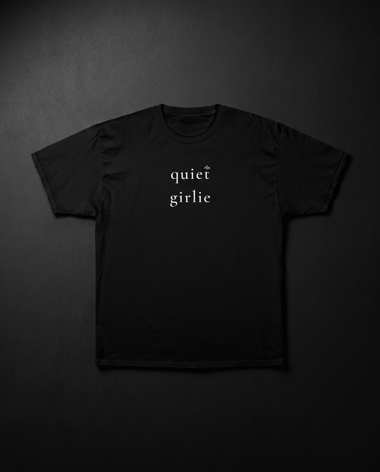 Quiet Girlie  — Minimalist Feminine Graphic Tee
