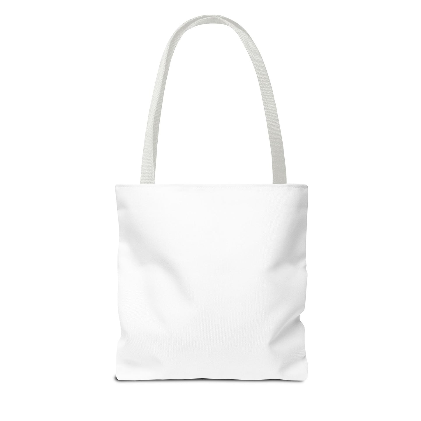 Move In Silence Tote Bag — Minimalist Black Logo Everyday Shopper