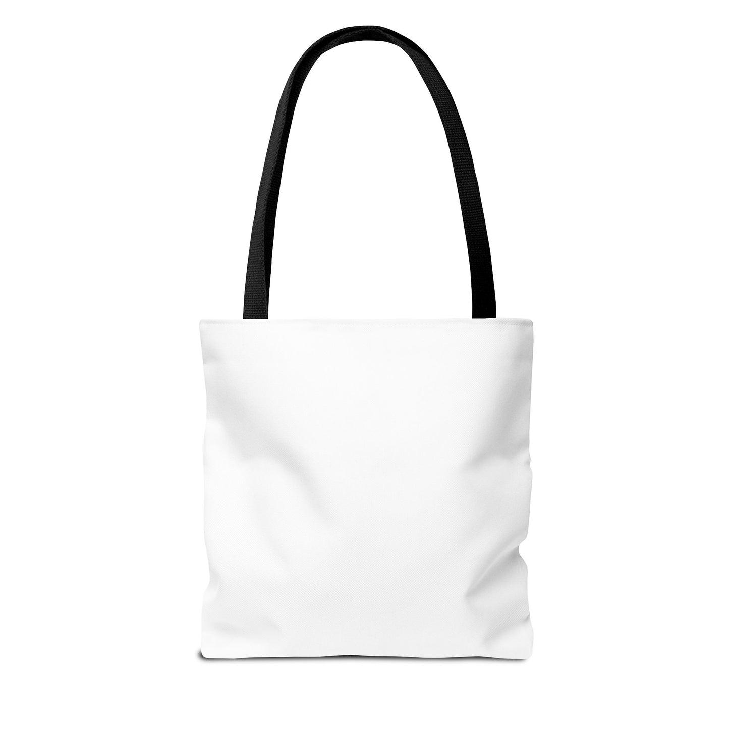 Move In Silence Tote Bag — Minimalist Black Logo Everyday Shopper