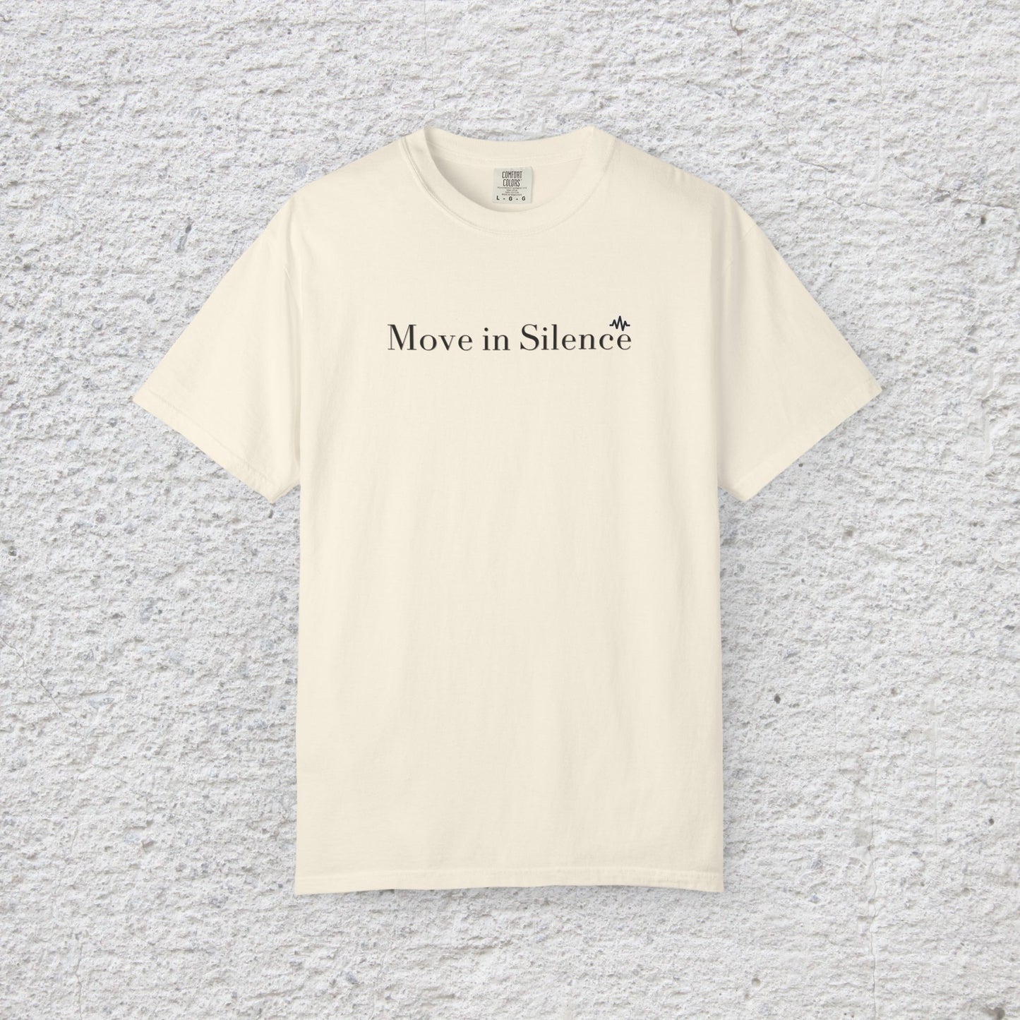 Move in Silence T-Shirt – Minimalist Motivational Graphic Tee