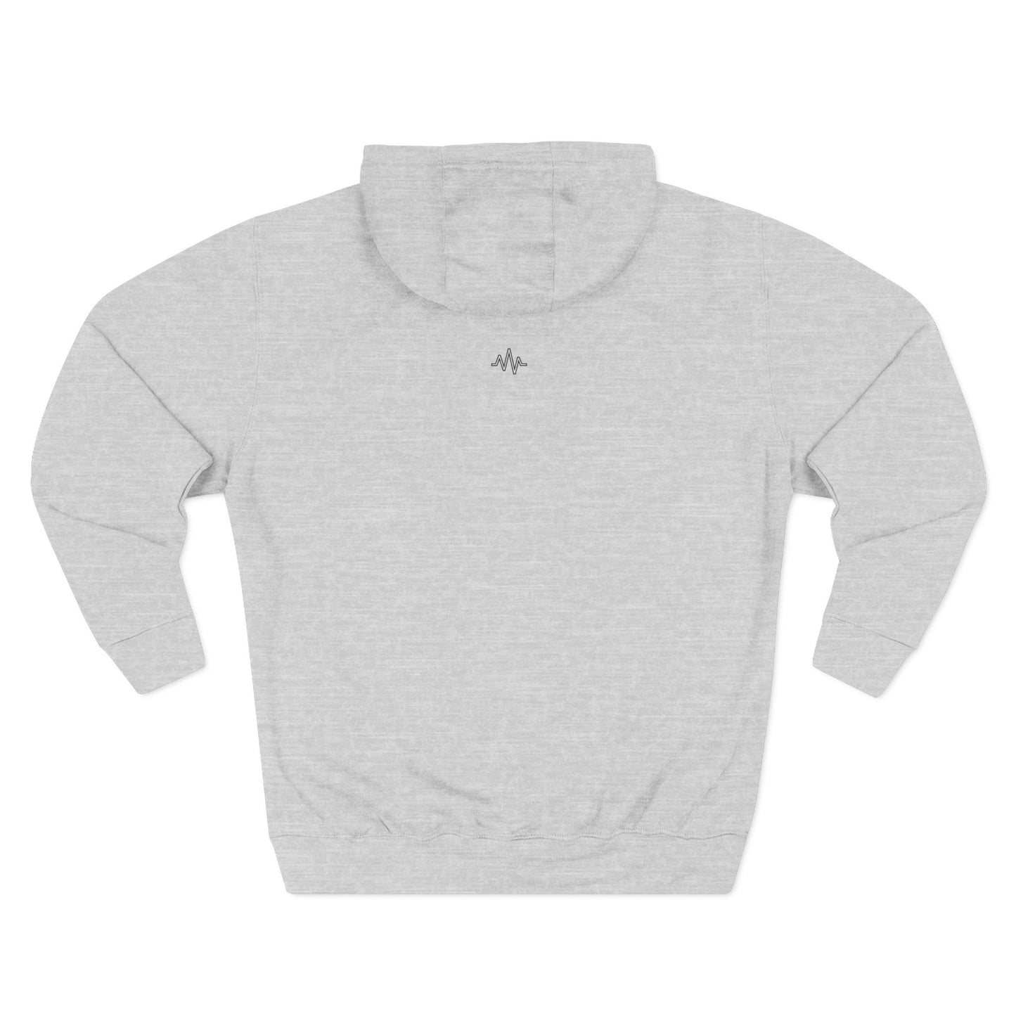 Quiet Girlie Minimalist Hoodie — Soft White Fleece Pullover