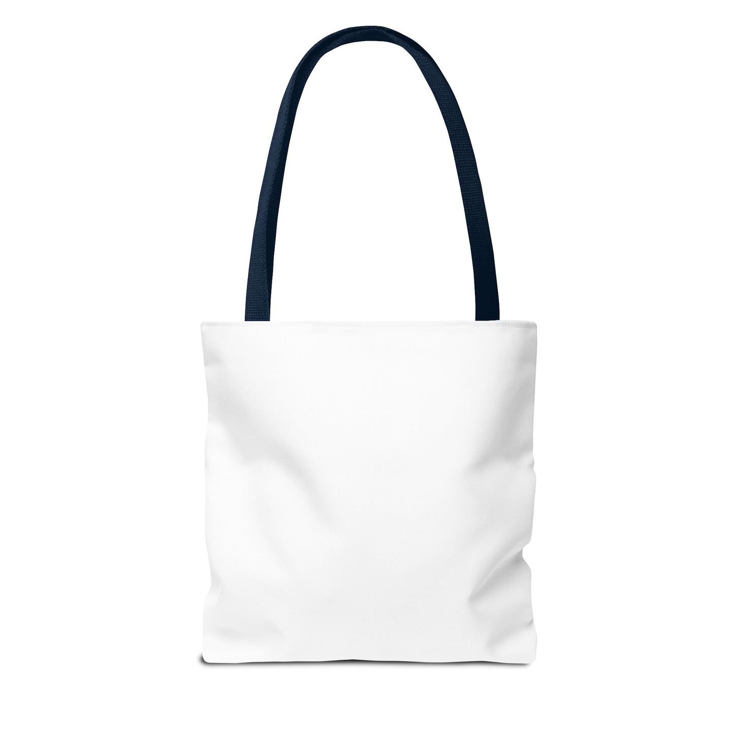 Move In Silence Tote Bag — Minimalist Black Logo Everyday Shopper