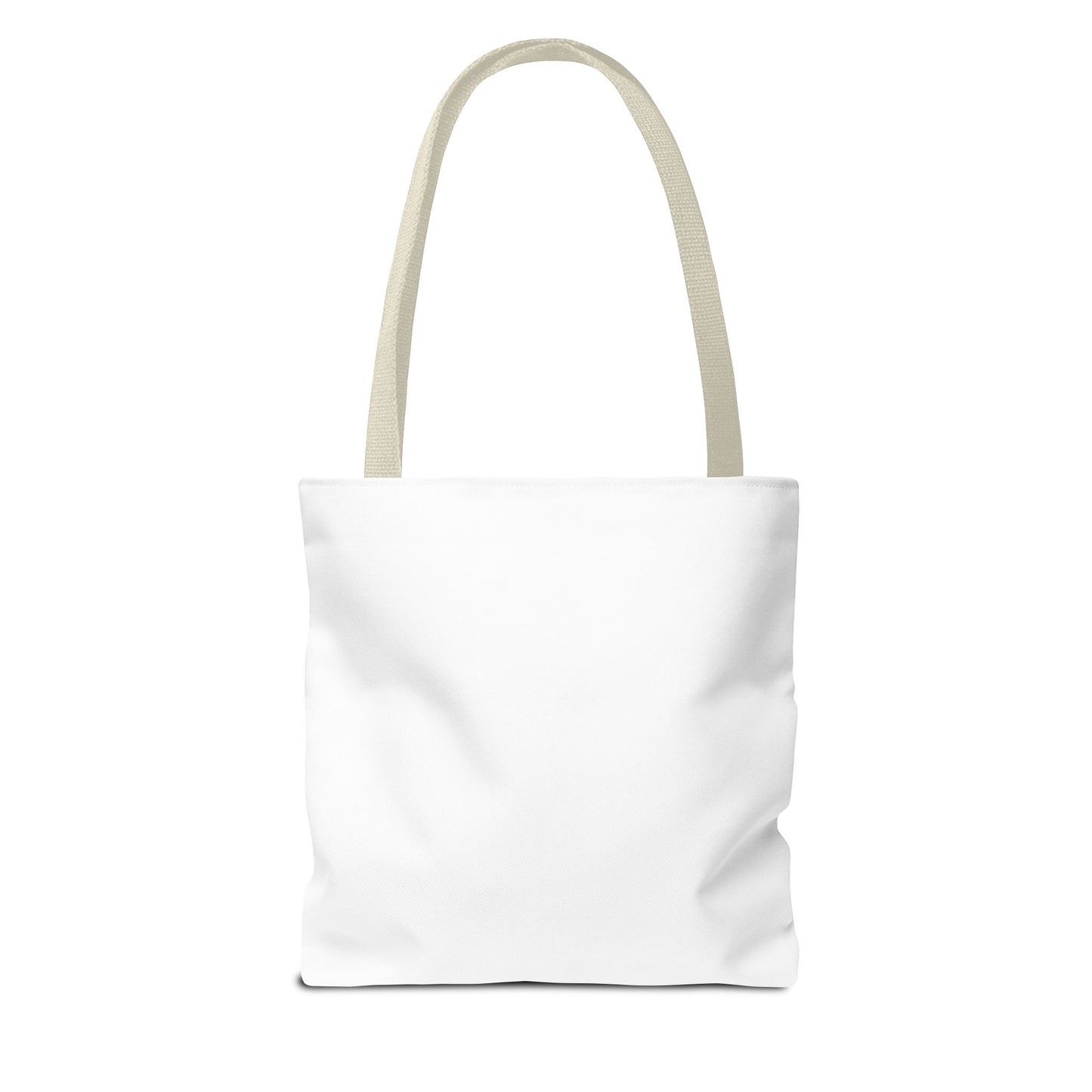 Move In Silence Tote Bag — Minimalist Black Logo Everyday Shopper