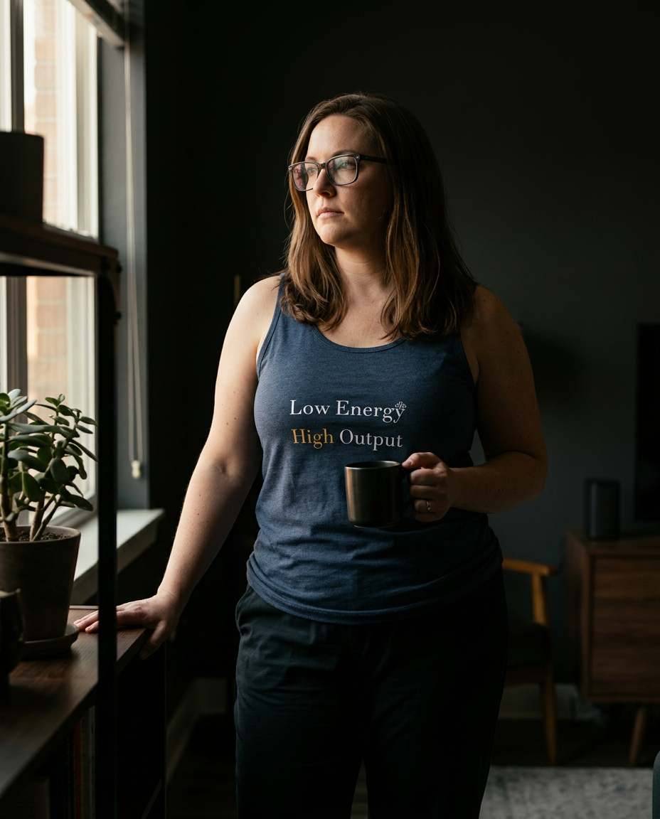 Premium Unisex Tank Top - Low Energy High Output Design | High Quality Apparel
