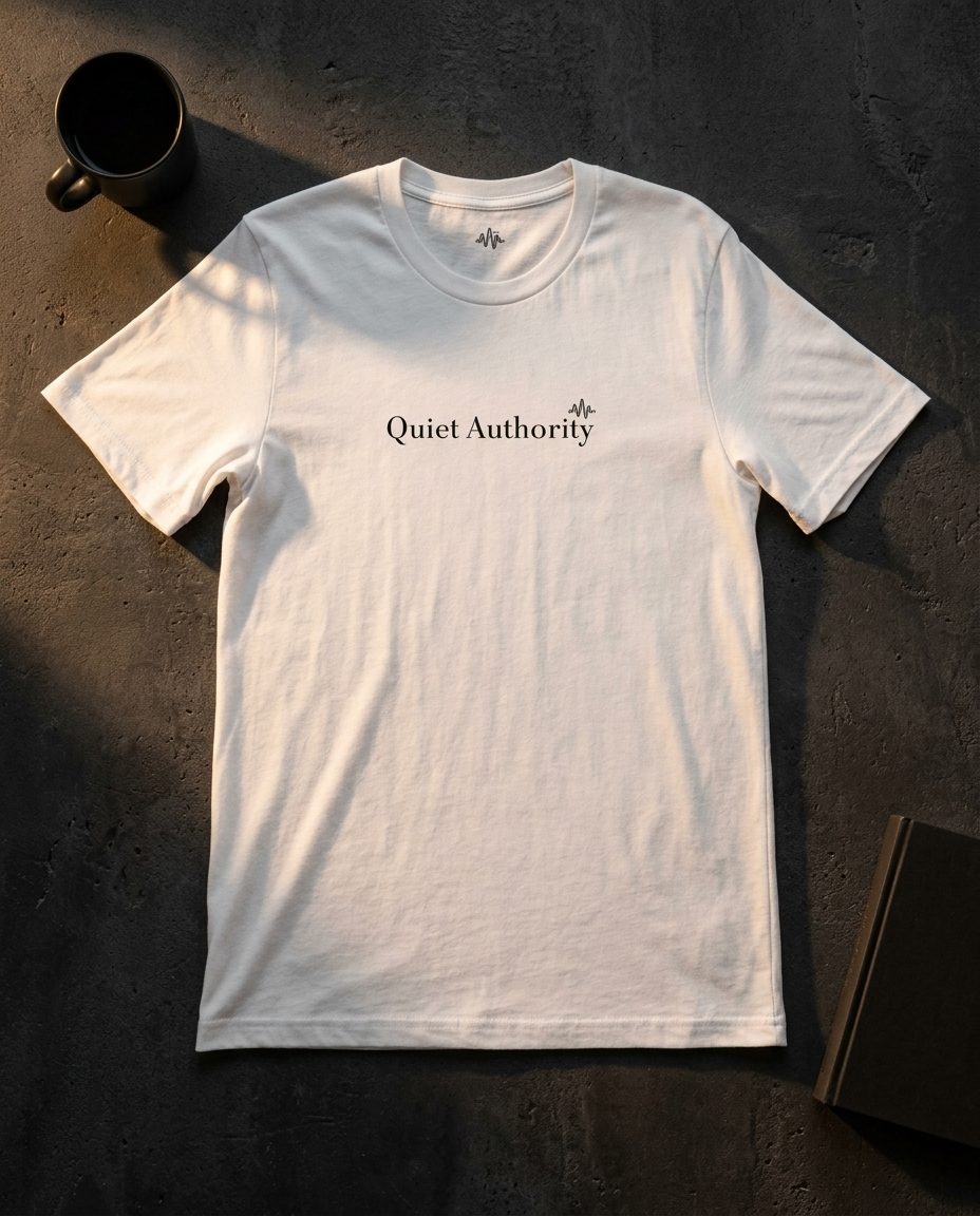 Quiet Authority Introvert Premium Unisex Crewneck T-Shirt