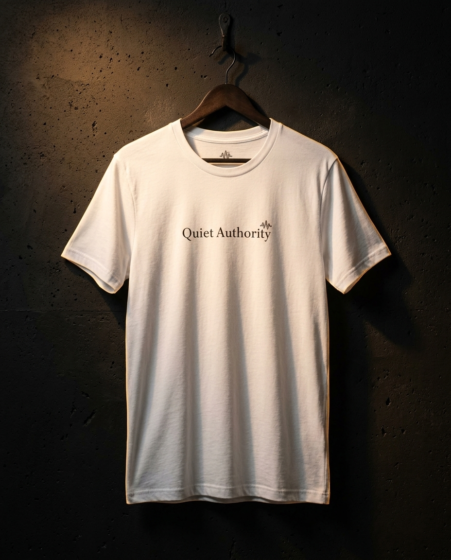 Quiet Authority Introvert Premium Unisex Crewneck T-Shirt