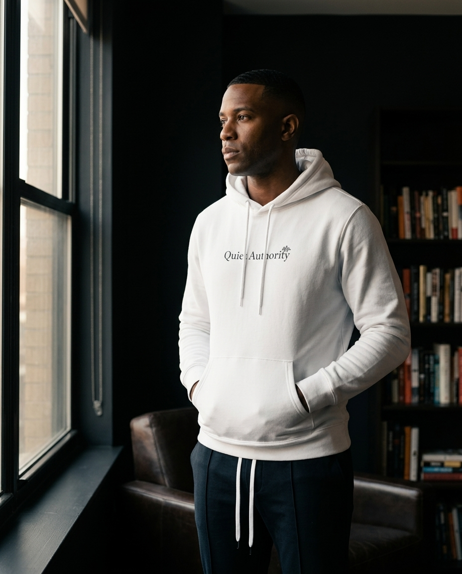 Quiet Authority Signature Pullover Hoodie