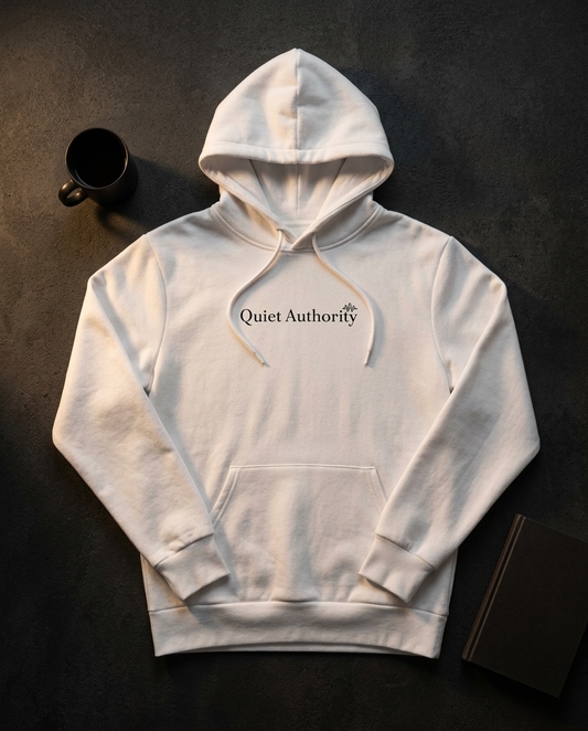 Quiet Authority Signature Pullover Hoodie