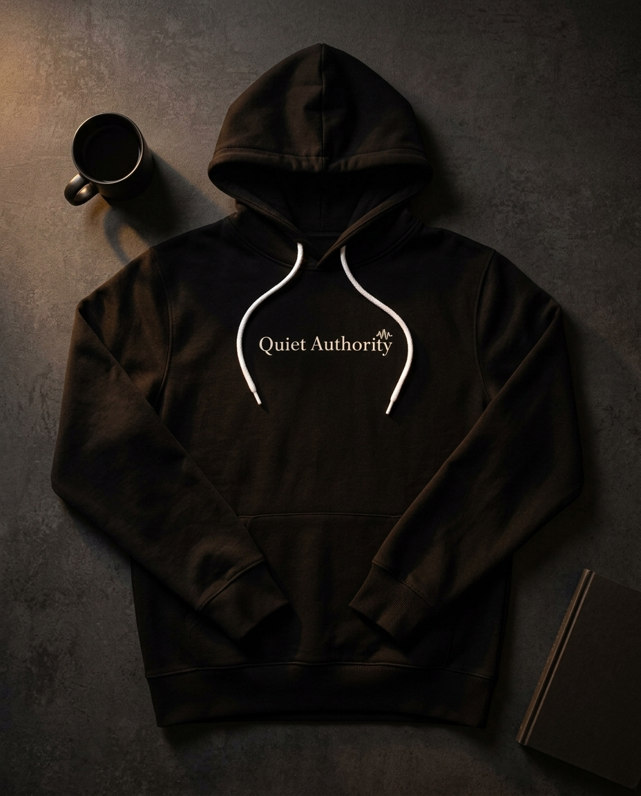 Quiet Authority Signature Pullover Hoodie