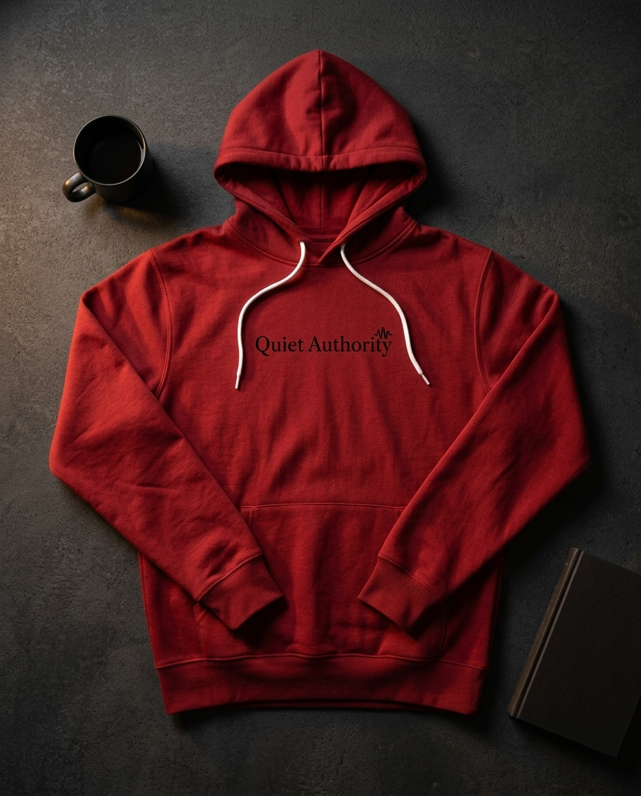 Quiet Authority Signature Pullover Hoodie